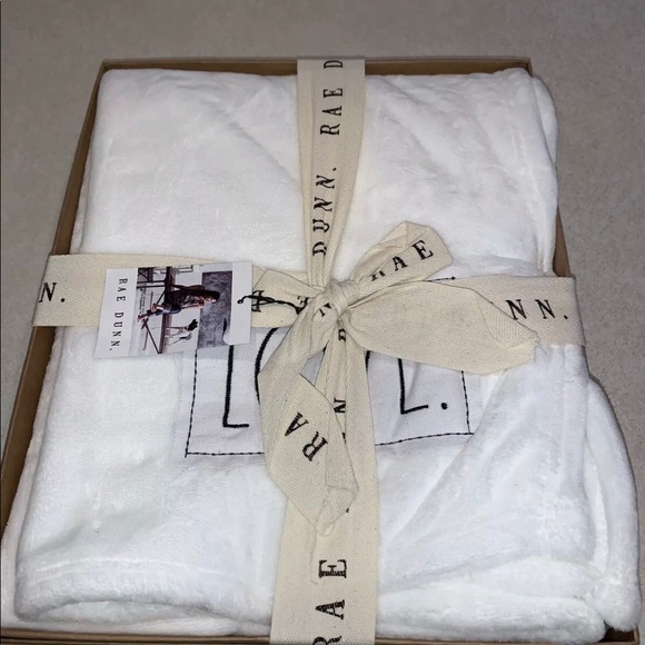 Rae Dunn Bedding Rae Dunn Love Throw In Gift Box Poshmark